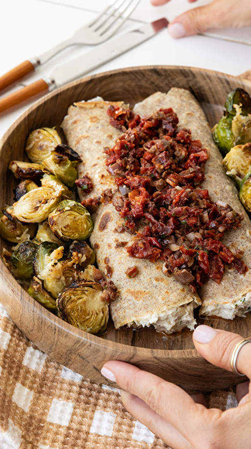 Creps Integrales de Pollo y m&aacute;s Cositas de Tefi Russo